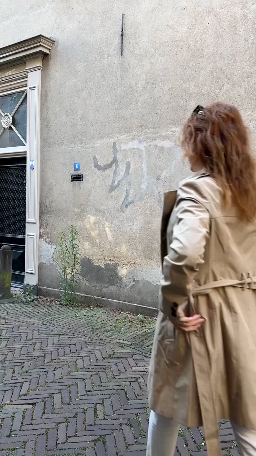 コート Vetements Camel Cotton Oversize Trench Coat 4.jpg
