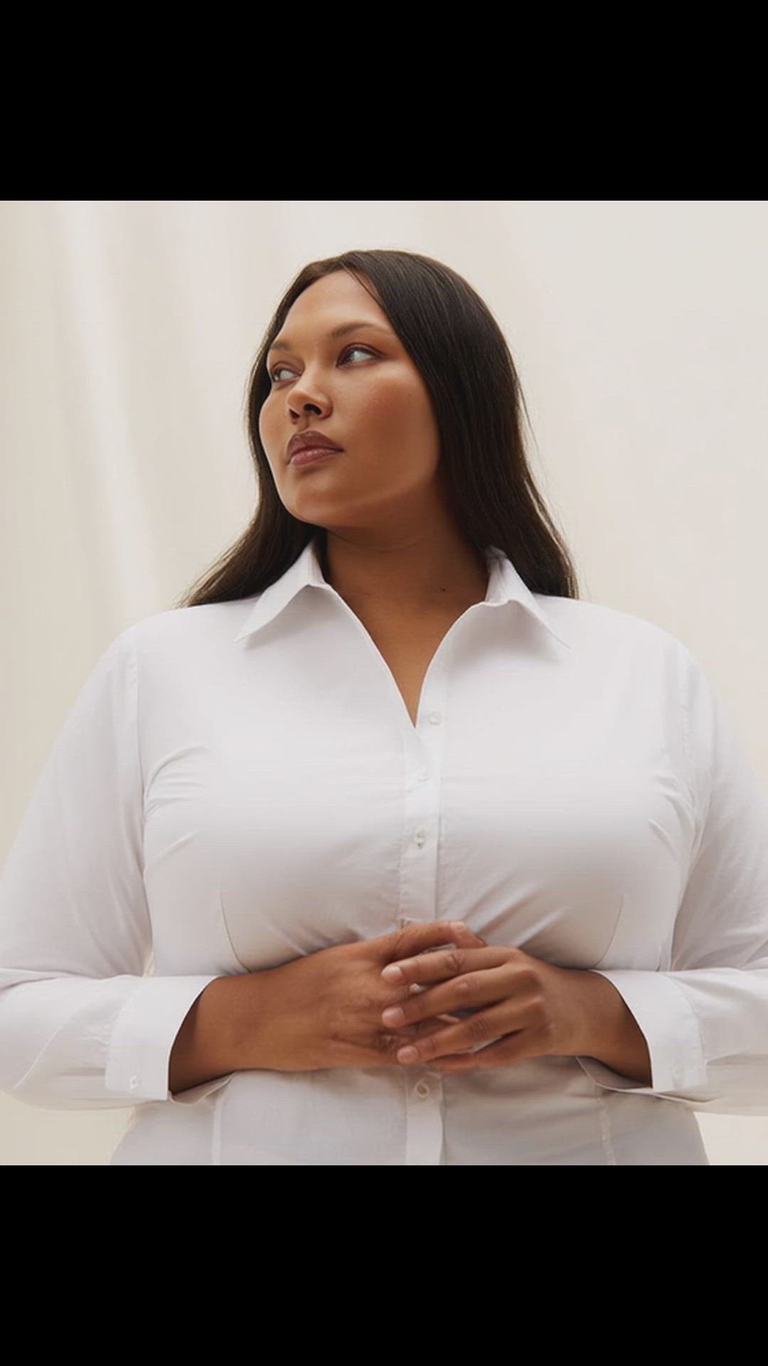 Premium Plus Size White no-iron cotton Dress Shirt Premium Plus Size White no-iron cotton Dress Shirt