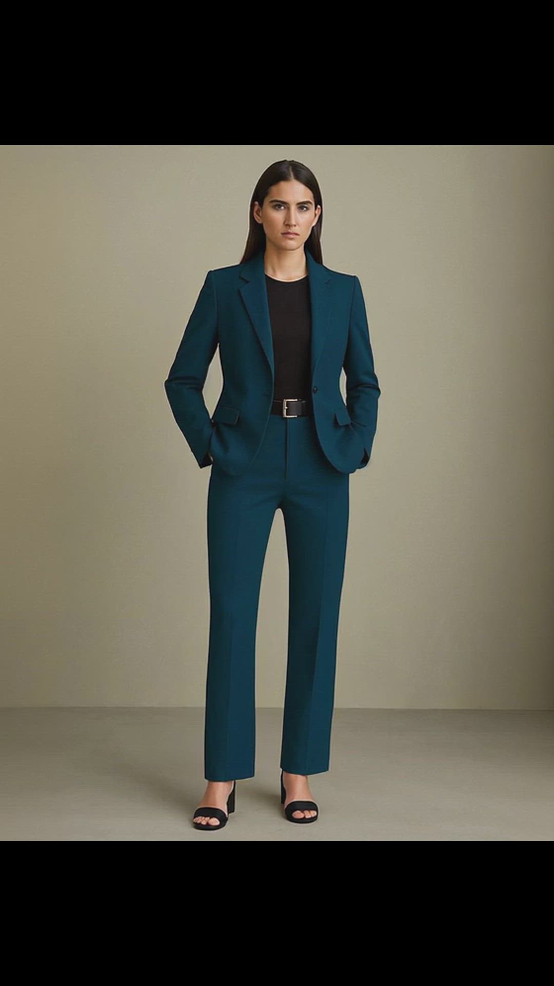 Teal Suit for Women