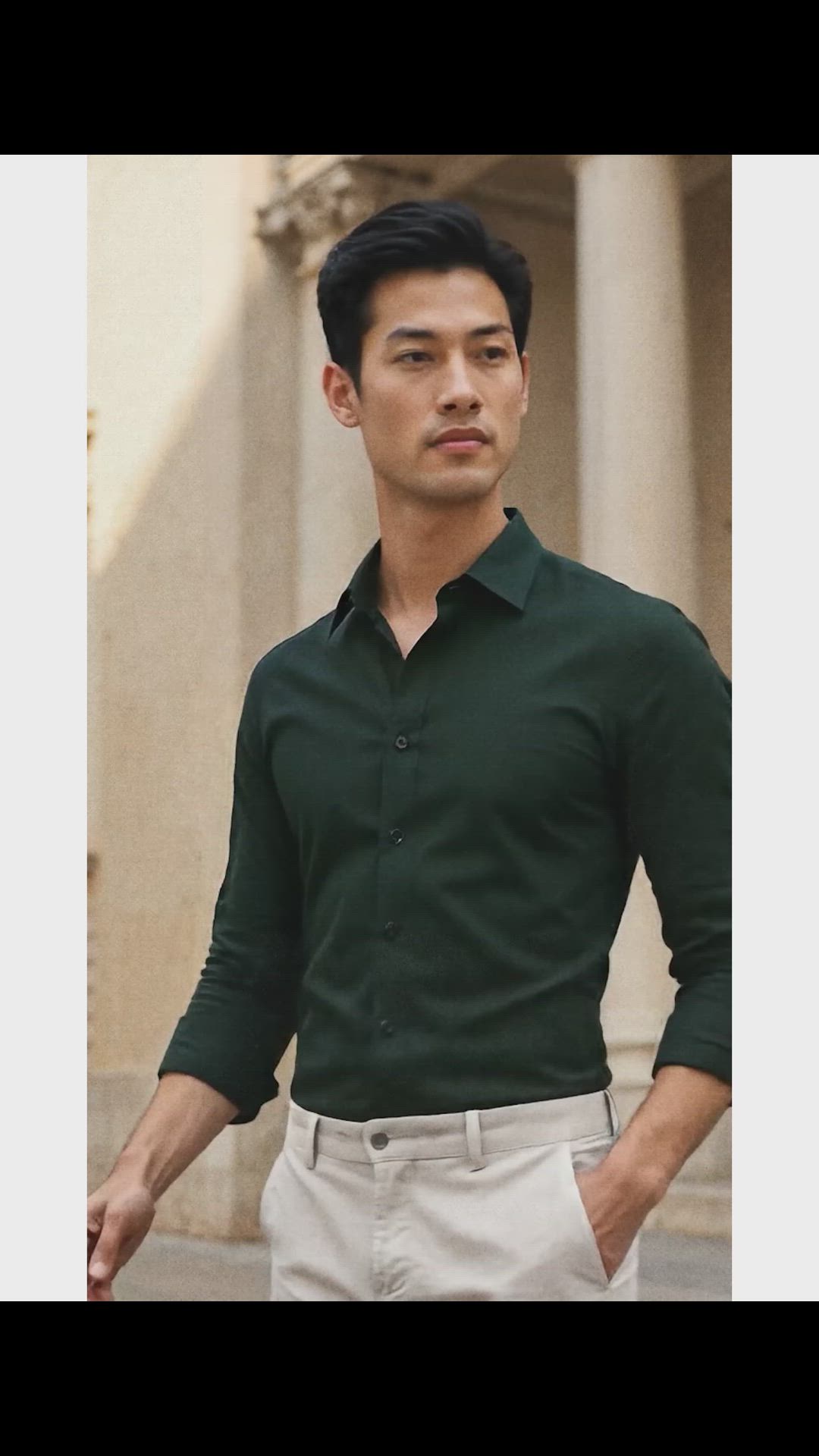 Chemise Longue Vert Menthe REPEAT Taille 40 - Modèle ZC1216, Occasion Très Bon état